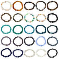 Lot de 25 Bracelets Pierre